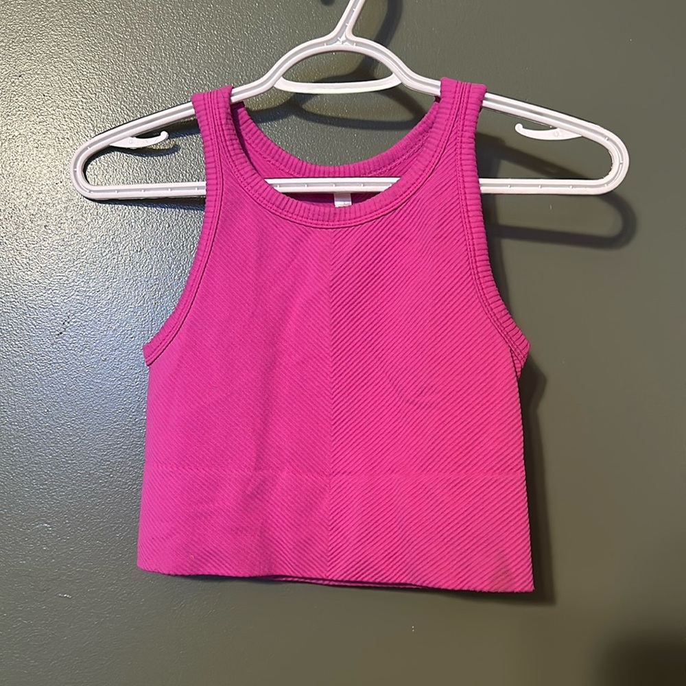Pink tank top/ work out top